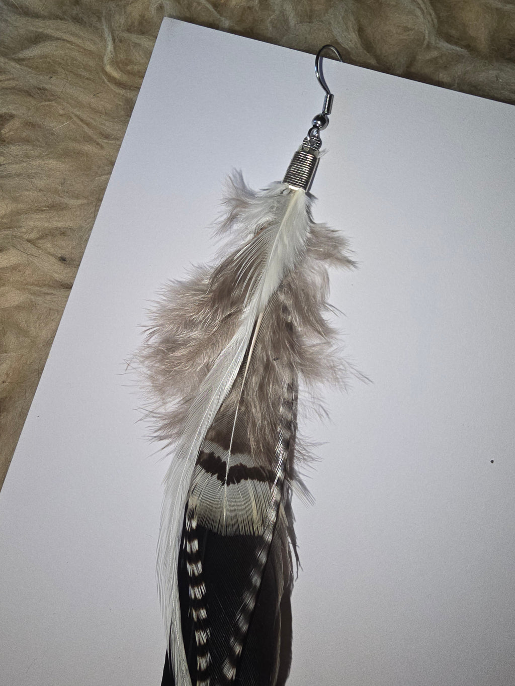 Boucles d'oreilles Plume (PL1)