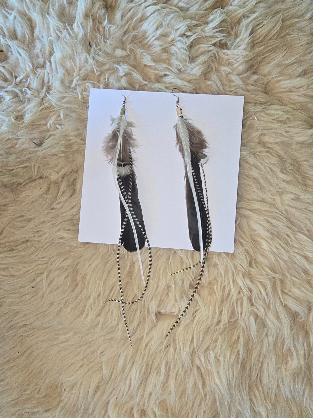 Boucles d'oreilles Plume (PL1)