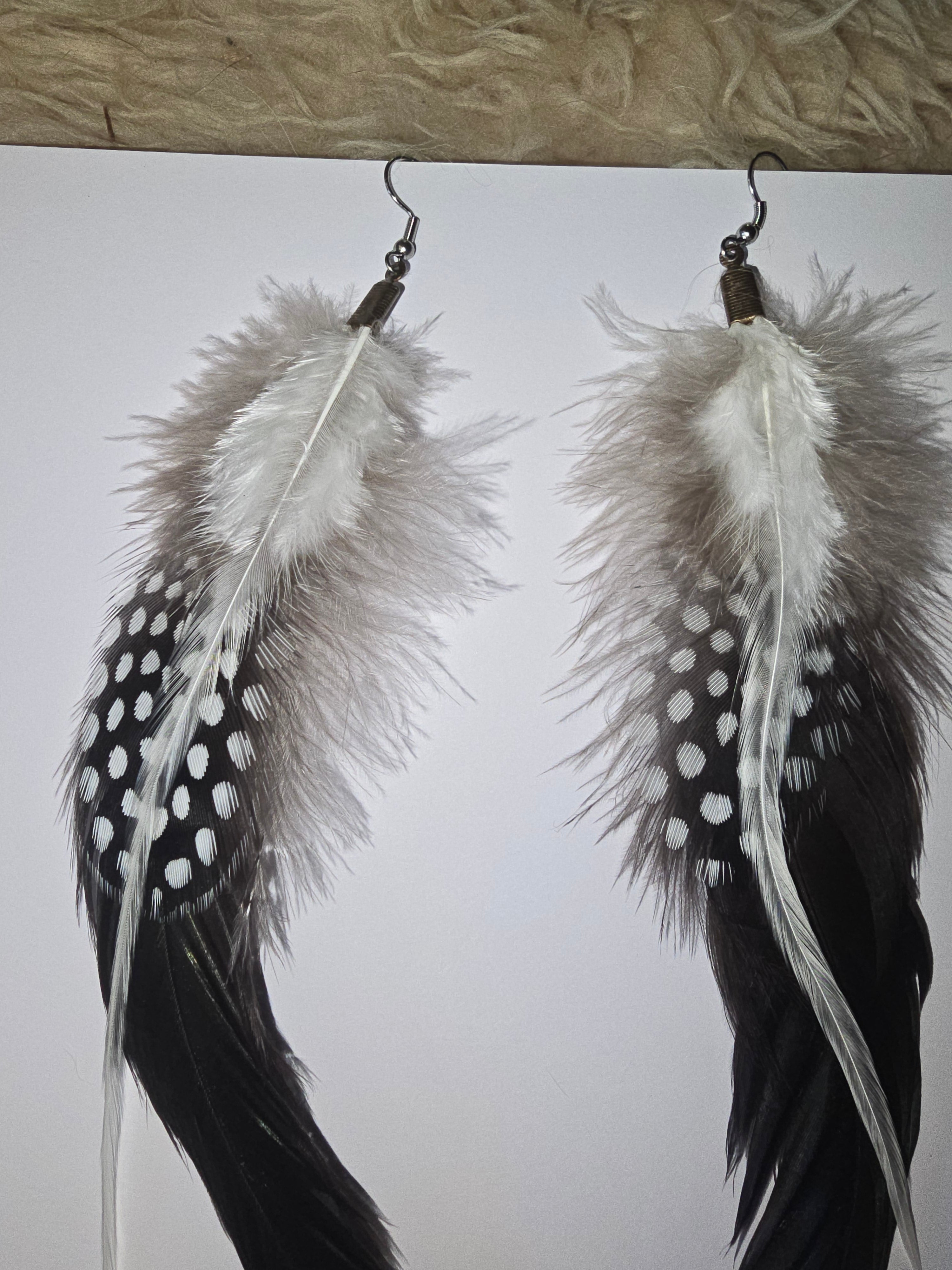 Boucles d'oreilles Plume (PL2)