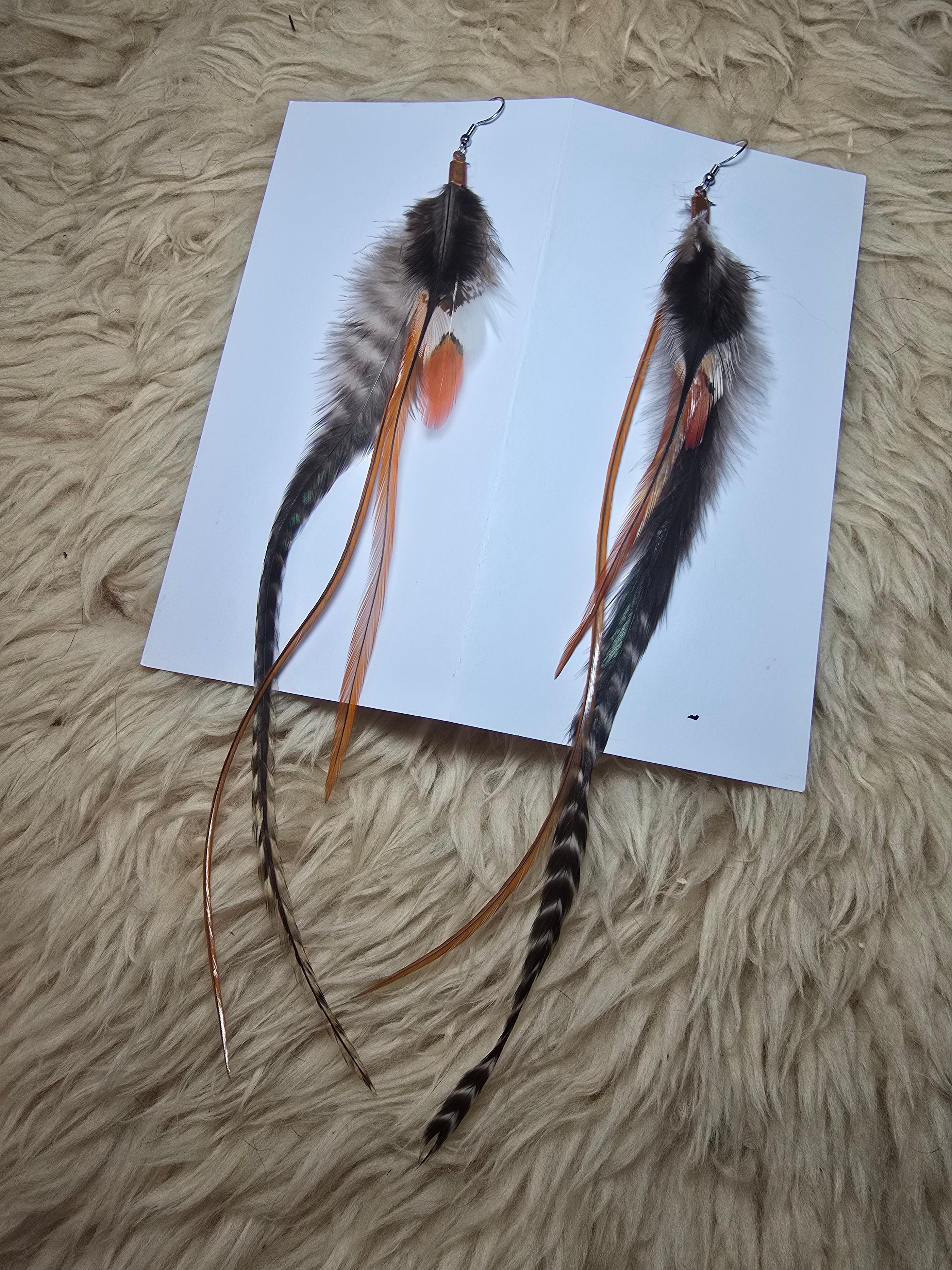 Boucles d'oreilles Plume (P3)