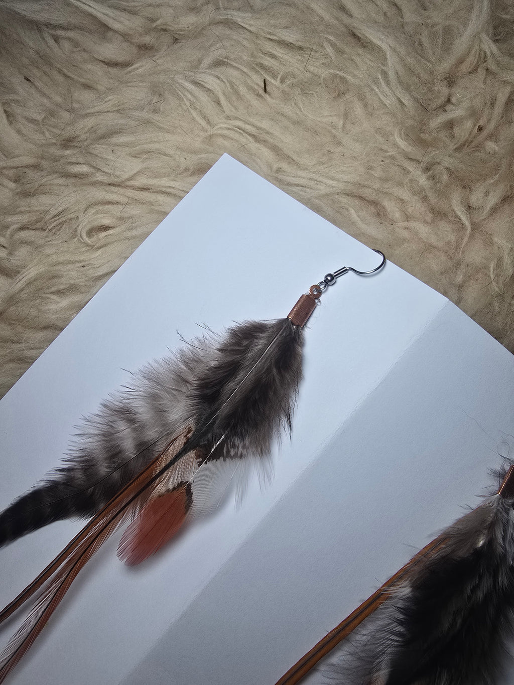Boucles d'oreilles Plume (P3)