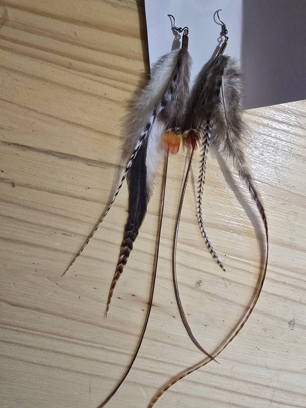 Boucles d'oreilles Plume (PL3)