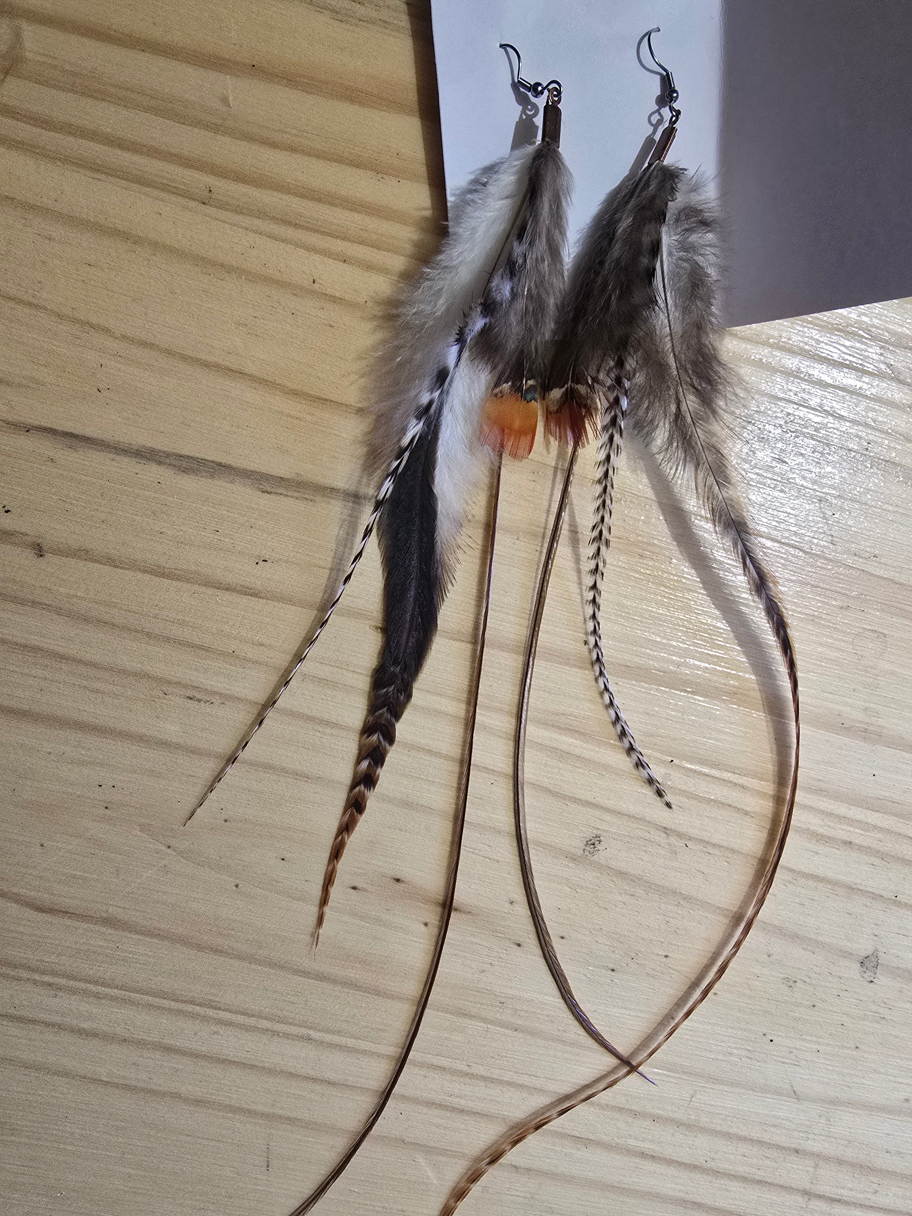 Boucles d'oreilles Plume (PL3)