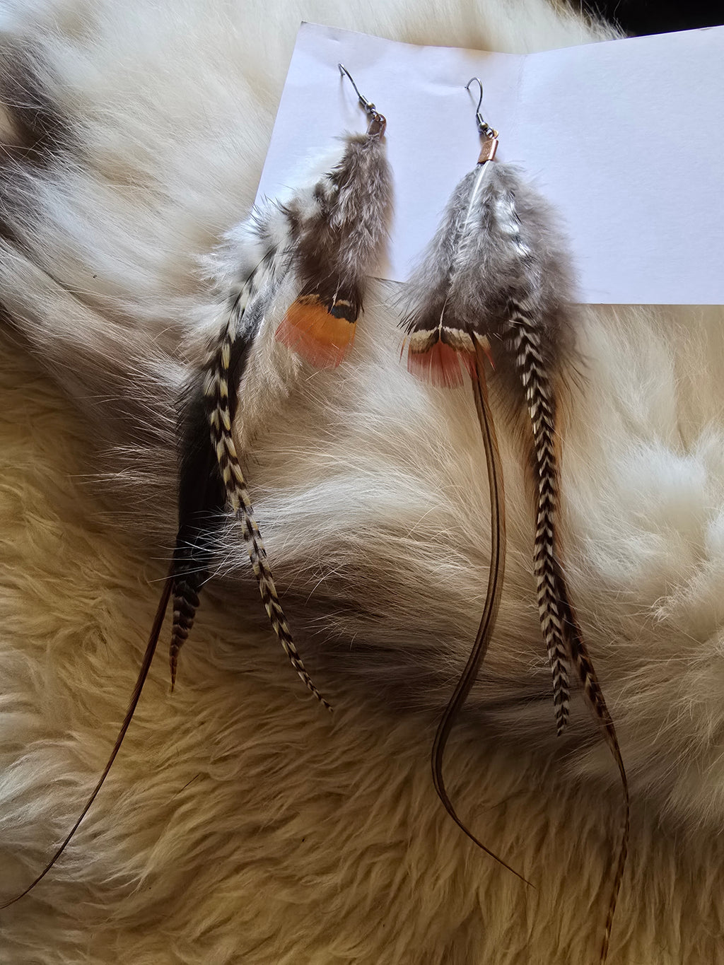 Boucles d'oreilles Plume (PL3)