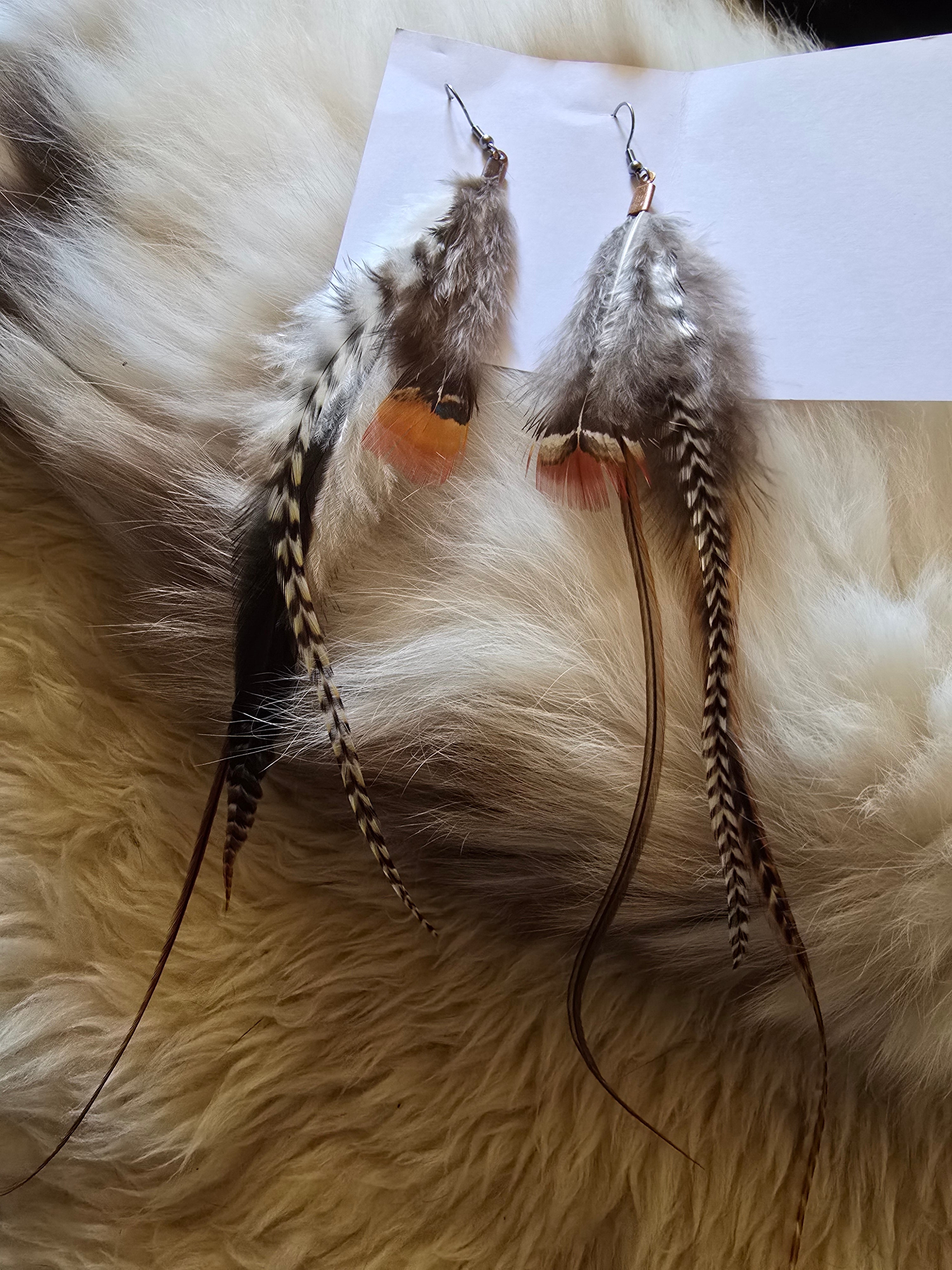 Boucles d'oreilles Plume (PL3)