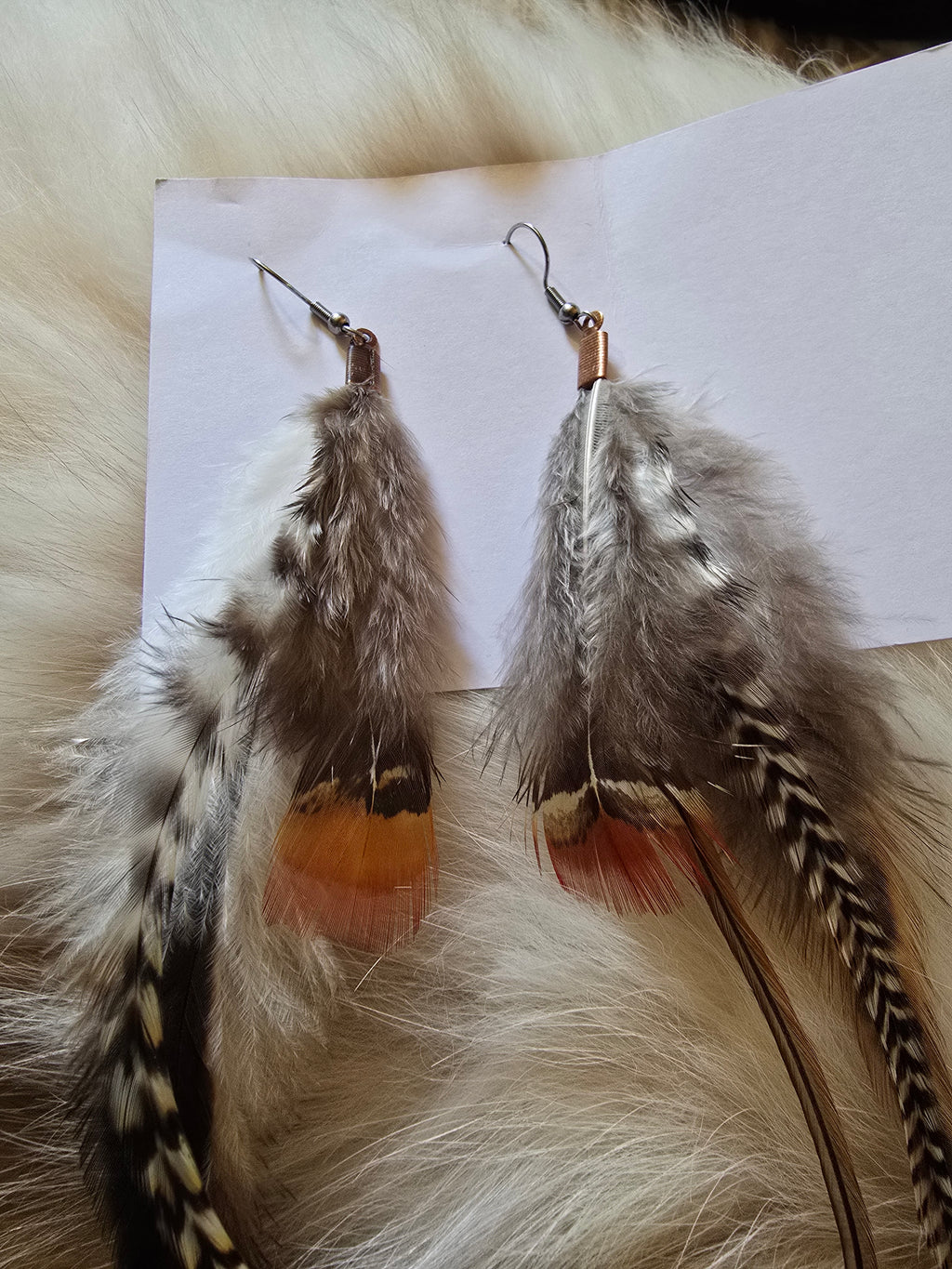 Boucles d'oreilles Plume (PL3)