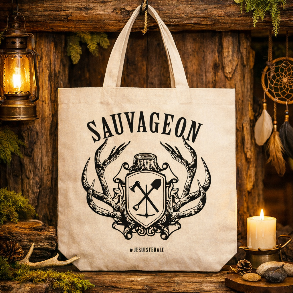 Tote bag tissé "Sauvageon"