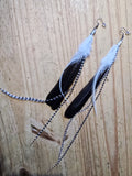 Boucle d'oreille Plume